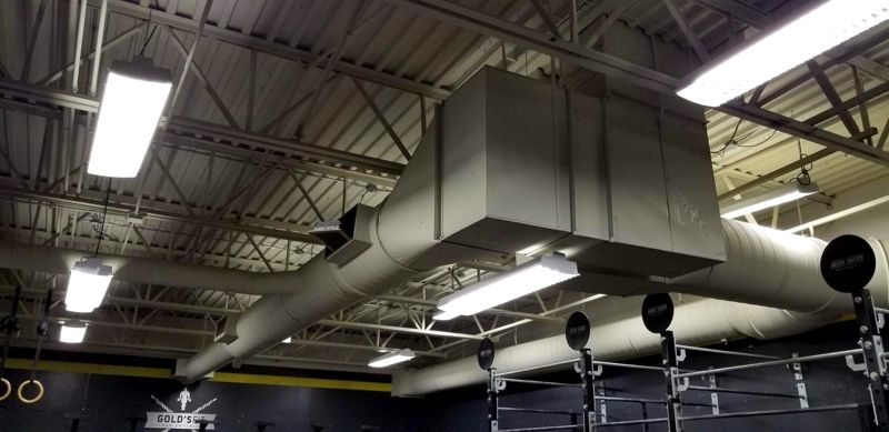 Full rooftop equipment line-up